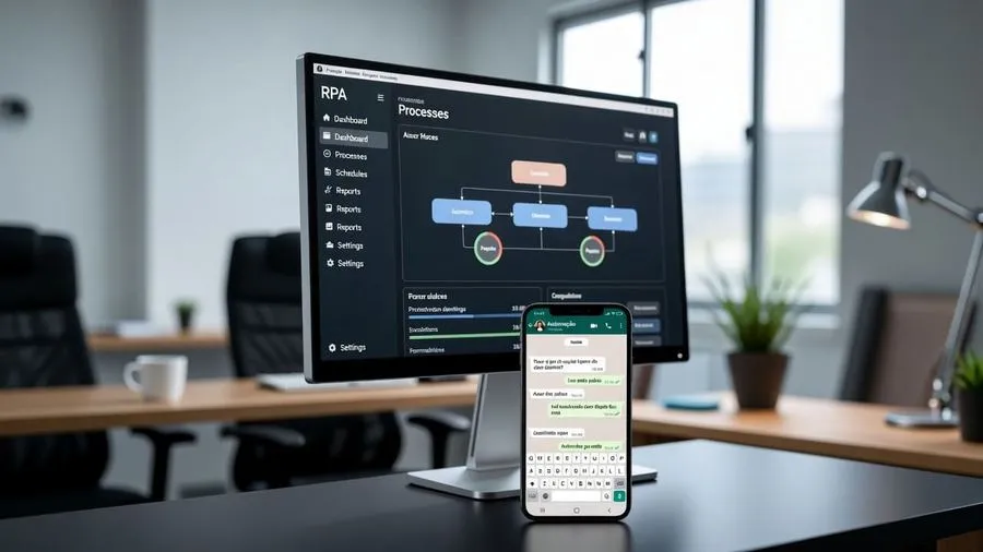 Automação de processos com WhatsApp Business API e RPA