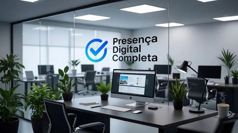 Presença digital: site institucional e canais para gerar contato